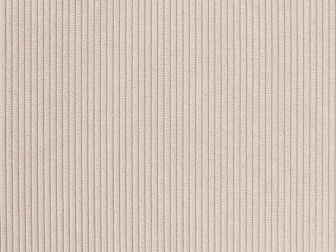 Dolva Left Hand Jumbo Cord Corner Sofa Beige