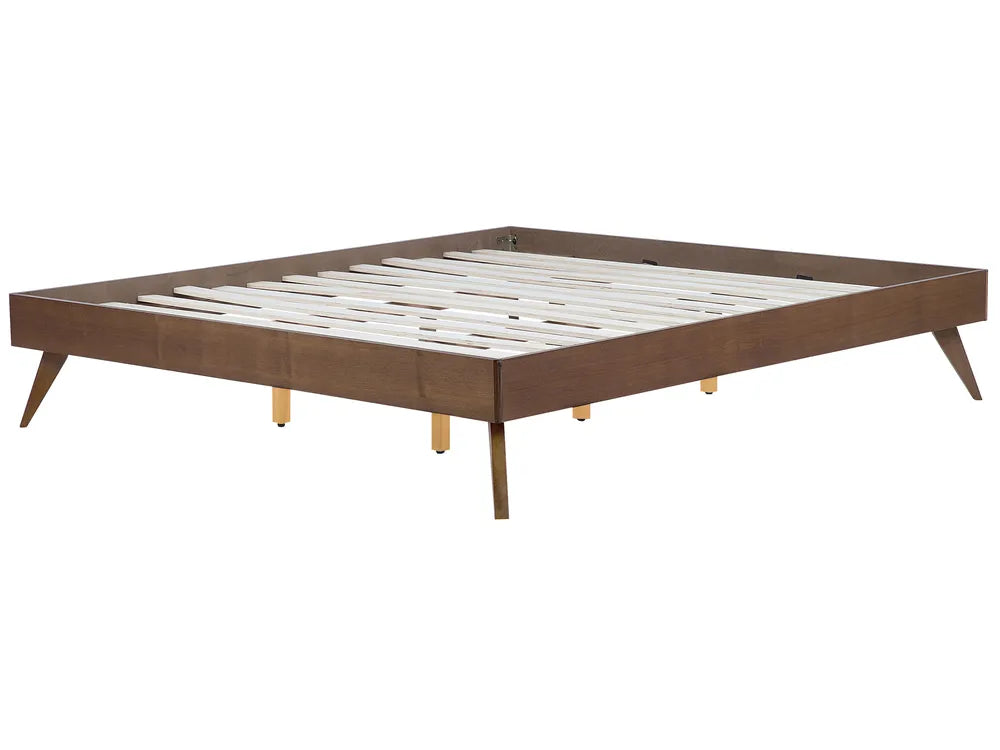 Bed without Headboard 180 x 200 cm (EU Super King) Dark Ash Wood Dove