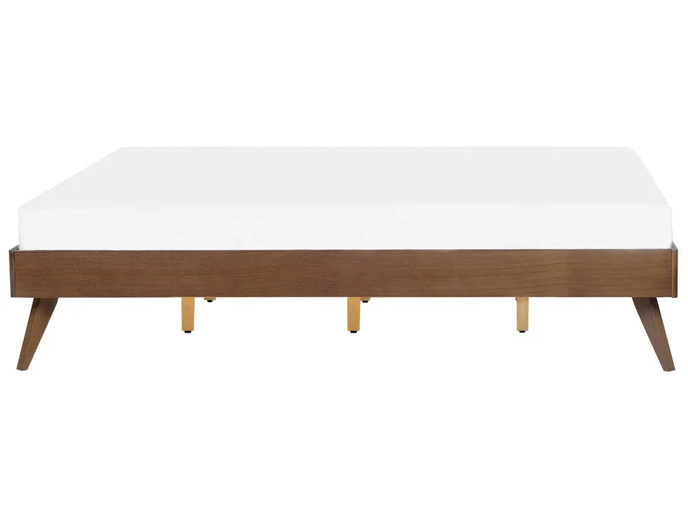 Bed without Headboard 180 x 200 cm (EU Super King) Dark Ash Wood Dove