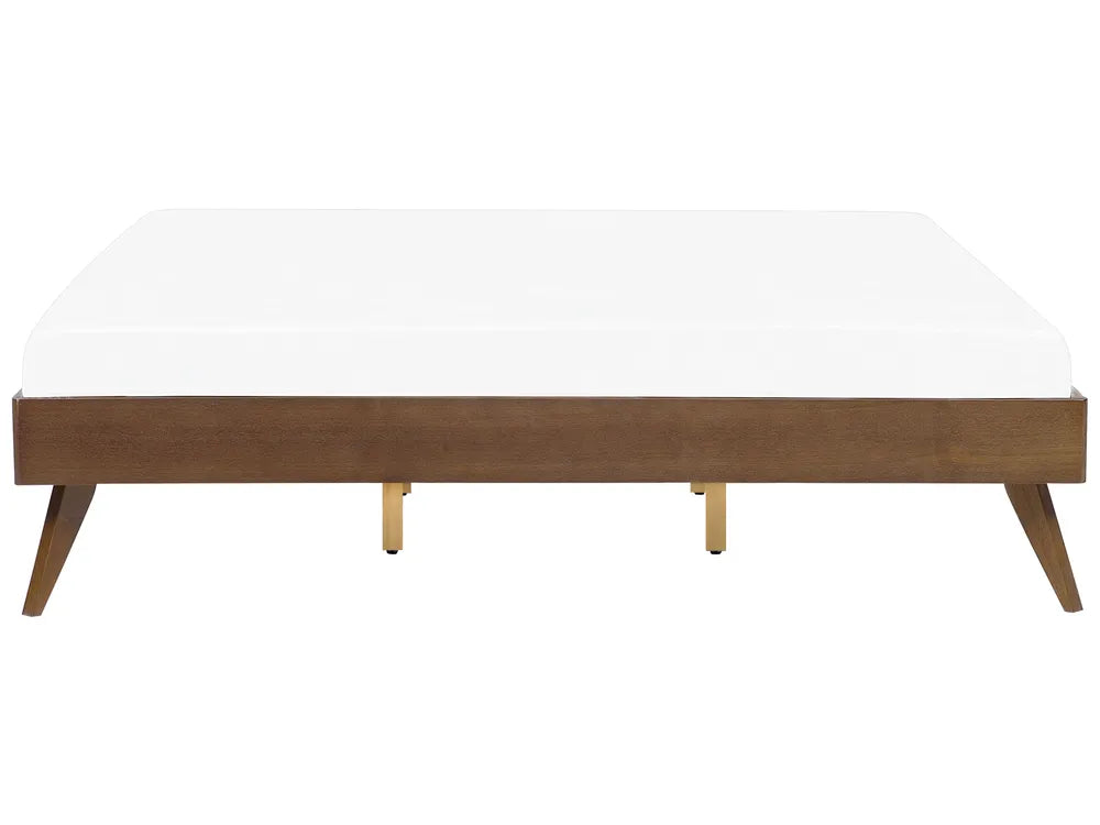 Bed without Headboard 180 x 200 cm (EU Super King) Dark Ash Wood Dove