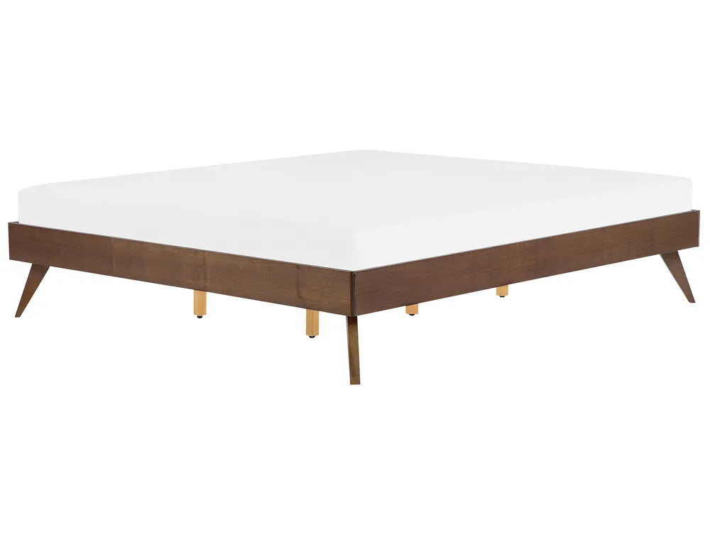Bed without Headboard 180 x 200 cm (EU Super King) Dark Ash Wood Dove