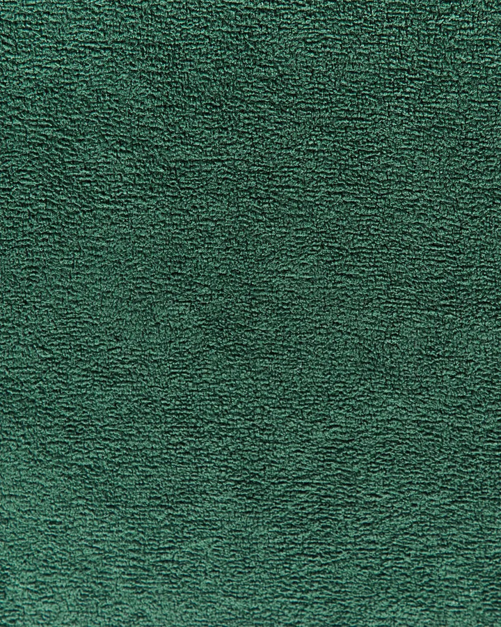 Set of 2 Dining Chairs Fabric Dark Green Zoe
