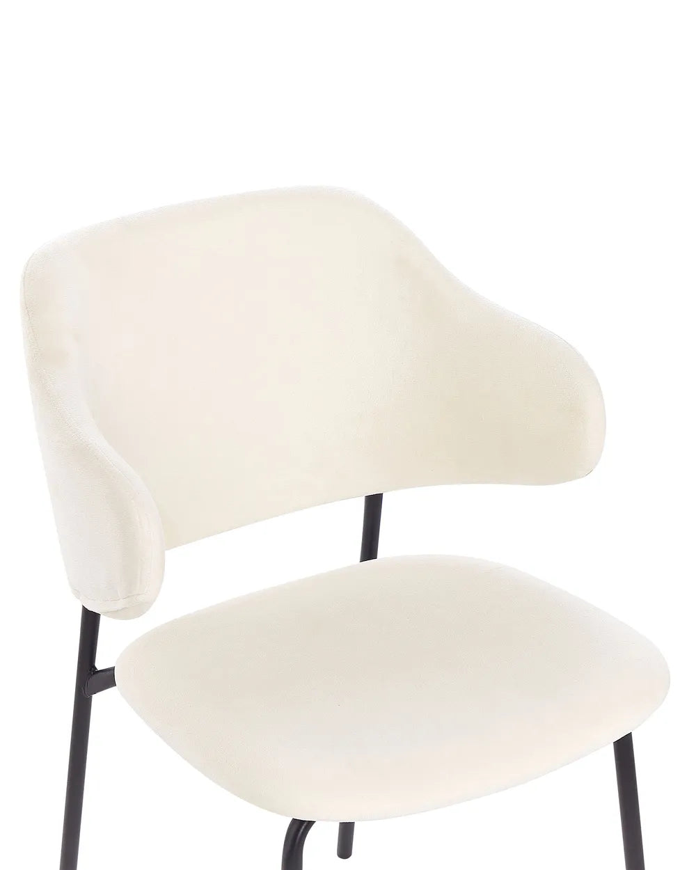 Set of 2 Dining Chairs Fabric Light Beige Moore