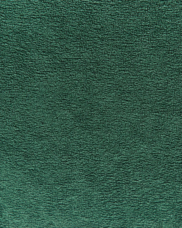 Set of 2 Dining Chairs Fabric Dark Green Ira