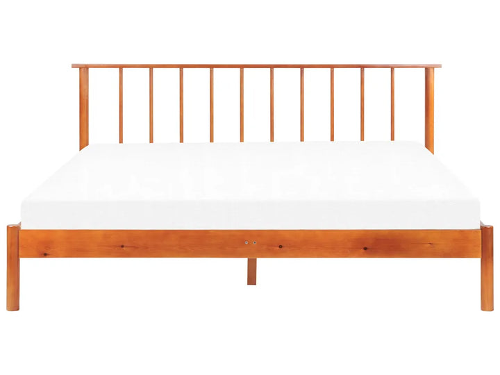 Bed Pine Wood 180 x 200 cm (EU Super King) Brown Coy
