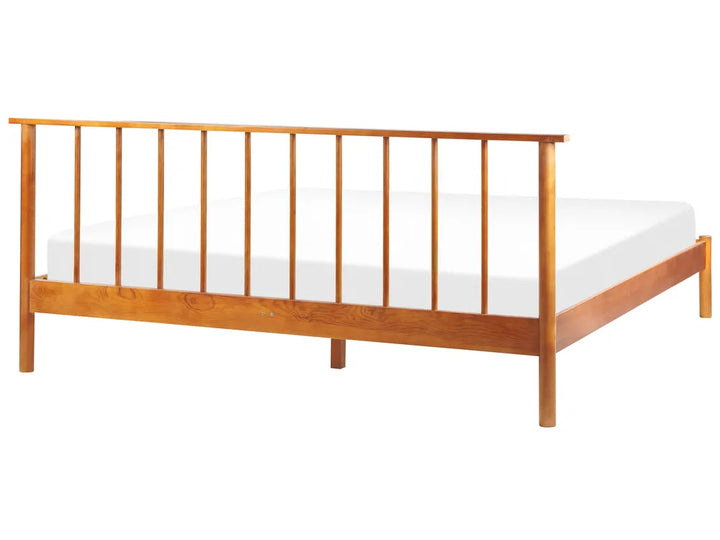 Bed Pine Wood 180 x 200 cm (EU Super King) Brown Coy