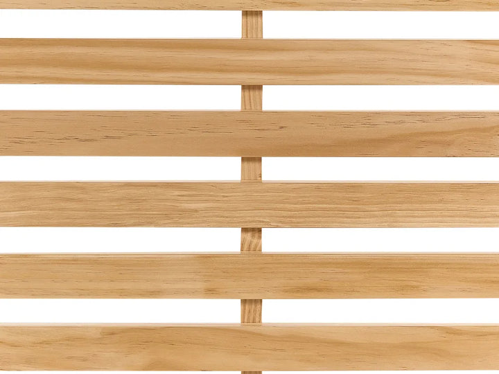 Bed Wood 180 x 200 cm (EU Super King) Light Brown Keith