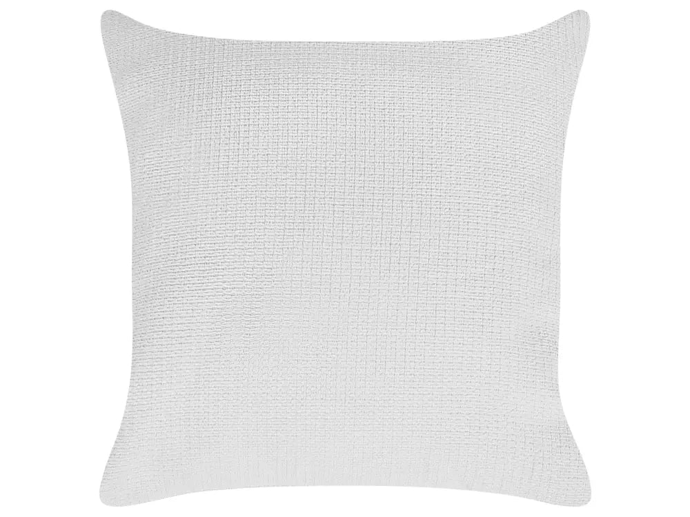 Left-Hand Chaise Lounge Fabric White Roxy