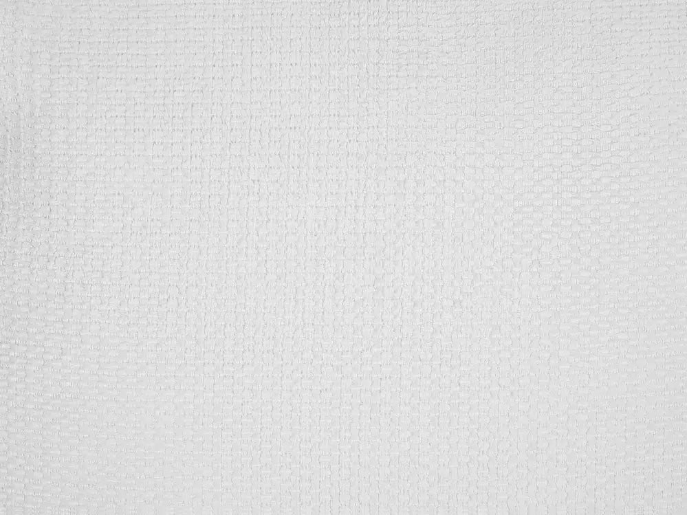 Left-Hand Chaise Lounge Fabric White Roxy
