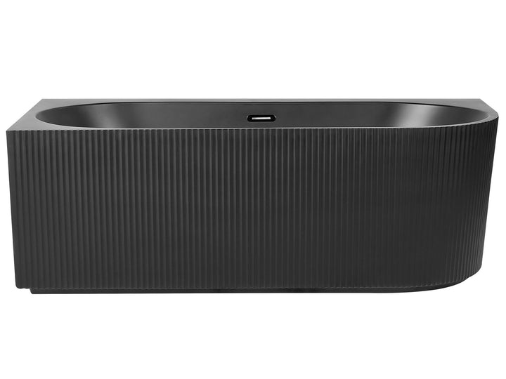 Right Hand Corner Bath 1700 mm x 800 mm Black Gocta