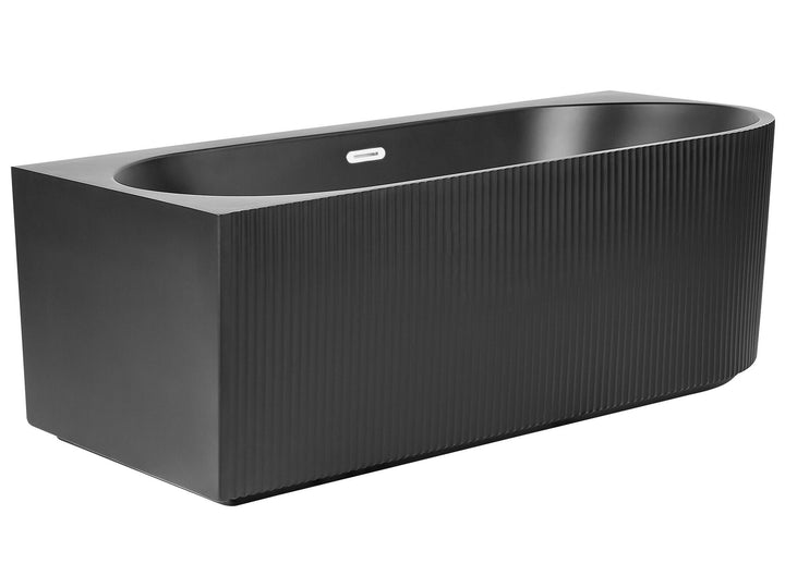 Right Hand Corner Bath 1700 mm x 800 mm Black Gocta