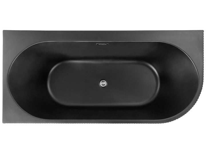 Right Hand Corner Bath 1700 mm x 800 mm Black Gocta