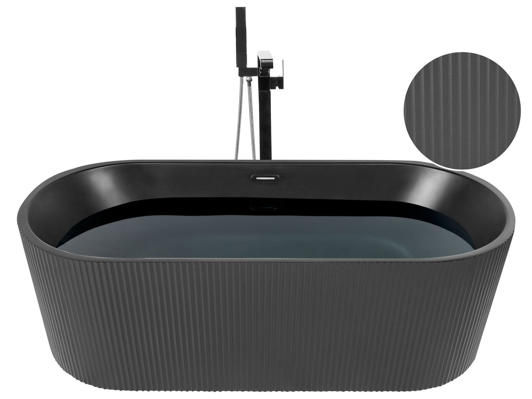 Freestanding Bath 1690 mm x 800 mm Black Gocta