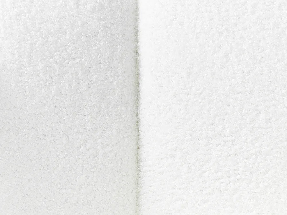 Right-Hand Chaise Lounge Boucle Off-White Walters