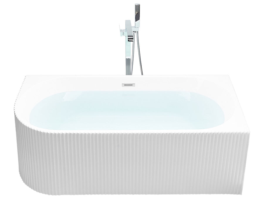 Left Hand Corner Bath 1690 mm x 800 mm White Gocta 