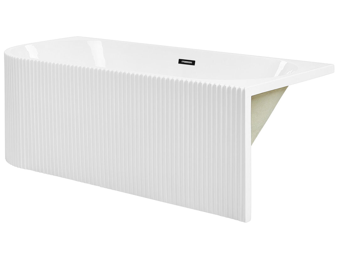Left Hand Corner Bath 1690 mm x 800 mm White Gocta