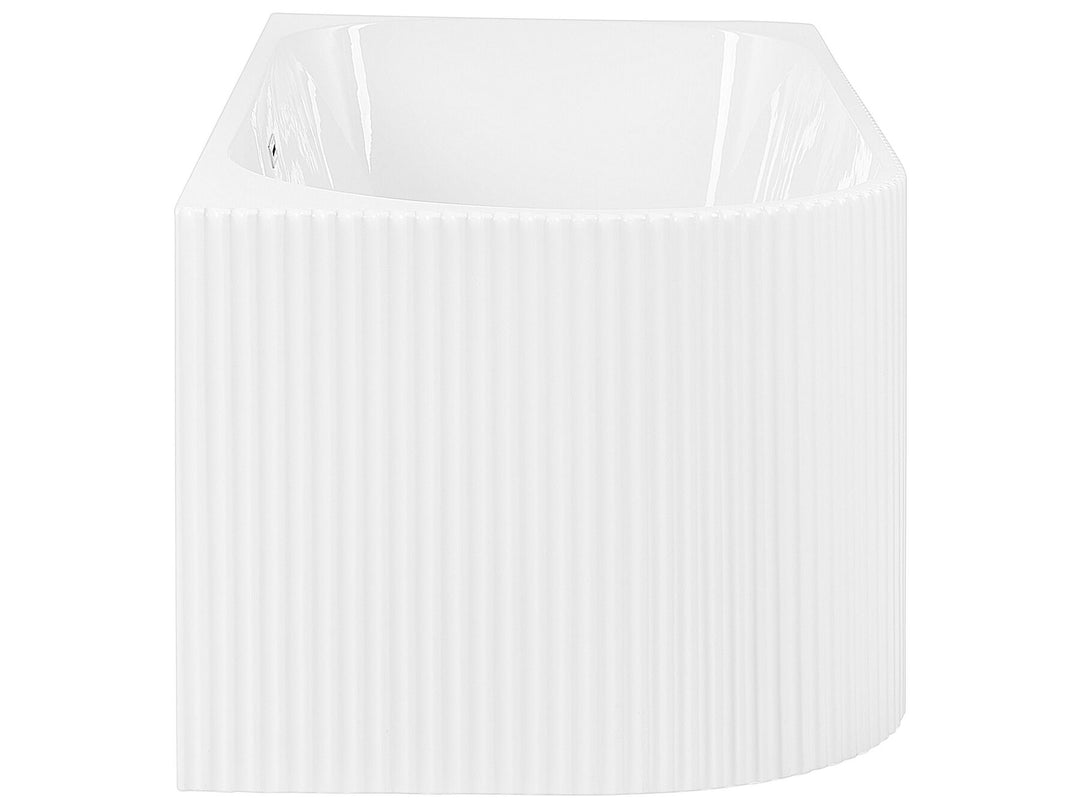 Left Hand Corner Bath 1690 mm x 800 mm White Gocta