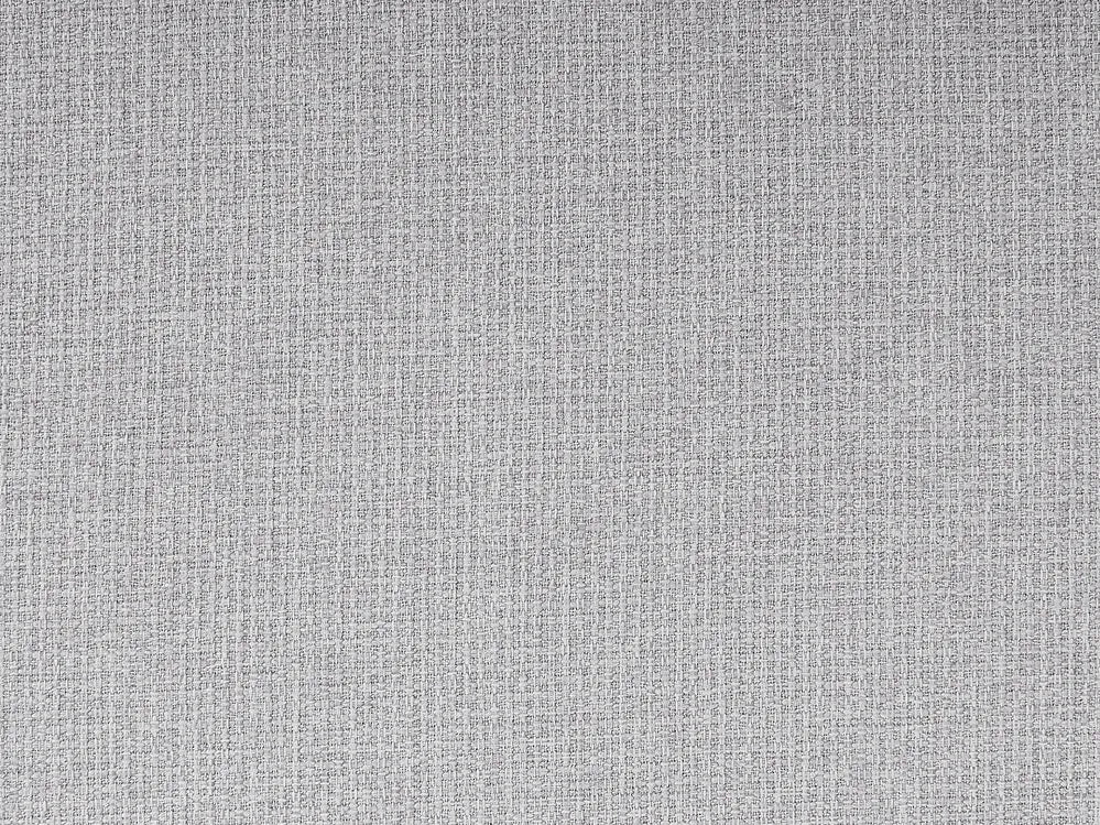 Left-Hand Chaise Lounge Faux Linen Light Grey with Storage Harriet