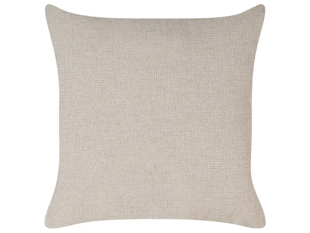 Right-Hand Chaise Lounge Faux Linen Beige with Storage Harriet