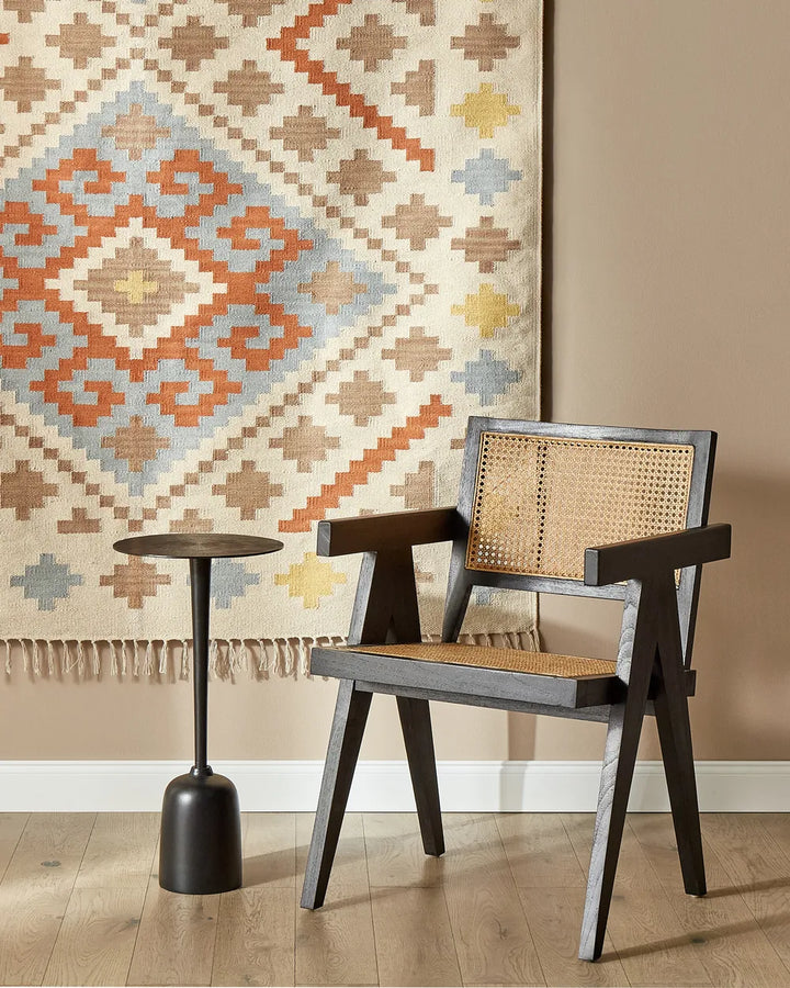 Dining Chair Mahogany Black Charlie