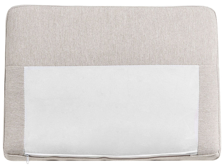 Breda Left Hand 4 Seater Fabric Corner Sofa Beige