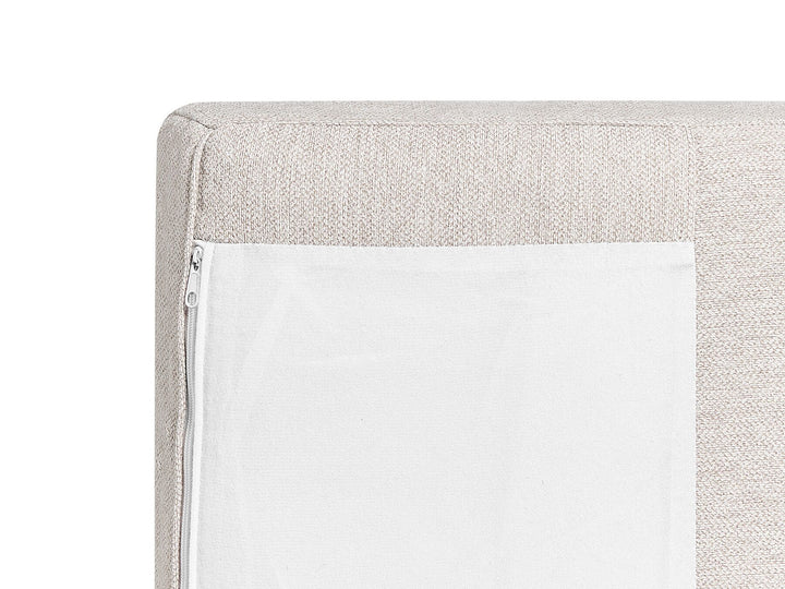 Breda Left Hand 4 Seater Fabric Corner Sofa Beige