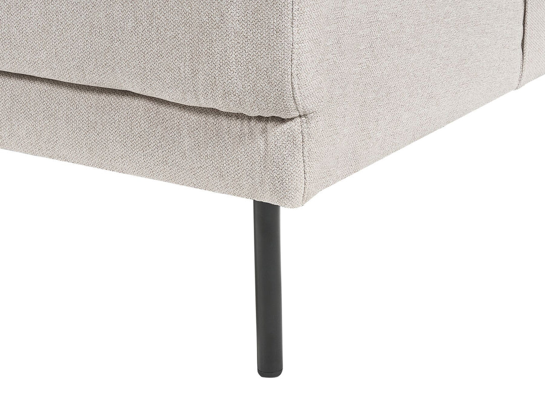 Breda Left Hand 4 Seater Fabric Corner Sofa Beige