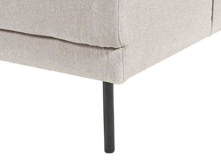 Breda Left Hand 4 Seater Fabric Corner Sofa Beige