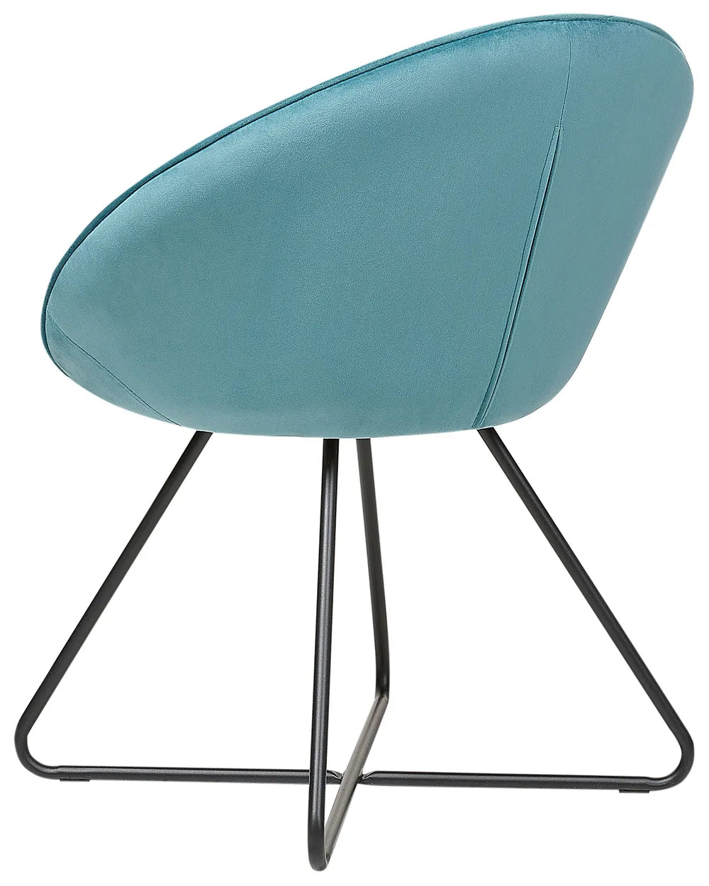 Dining Chair Velvet Light Blue Richie