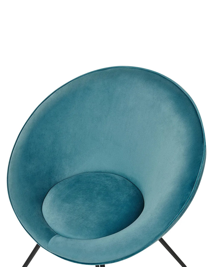 Dining Chair Velvet Light Blue Richie