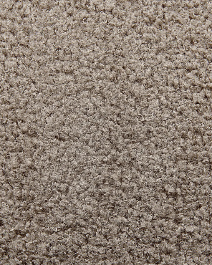 Set of 2 Dining Chairs Boucle Taupe Sweet
