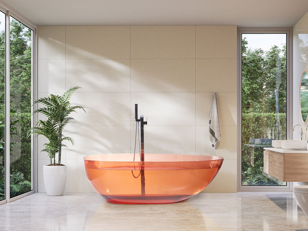 Freestanding Bath 1690 x 780 mm Red BLANCARENA