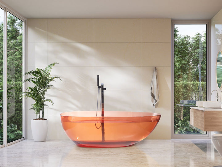 Freestanding Bath 1690 x 780 mm Red BLANCARENA