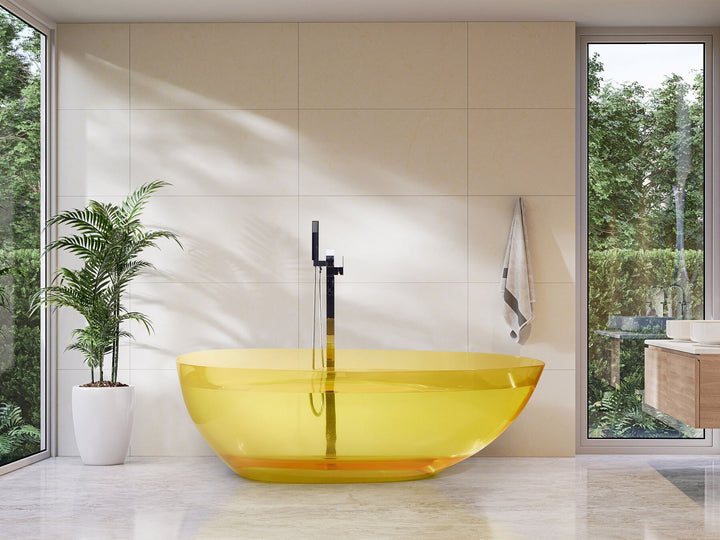 11/12/2024 Freestanding Bath 1690 x 780 mm Yellow Blancarena