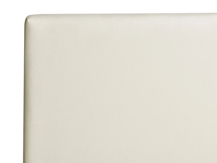 Waterbed Faux Leather 160 x 200 cm (EU King Size) White Sab