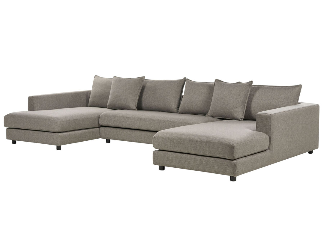 Lilviken 5 Seater Fabric Sofa Light Taupe