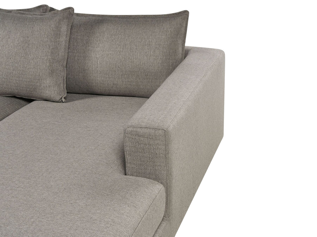 Lilviken 5 Seater Fabric Sofa Light Taupe