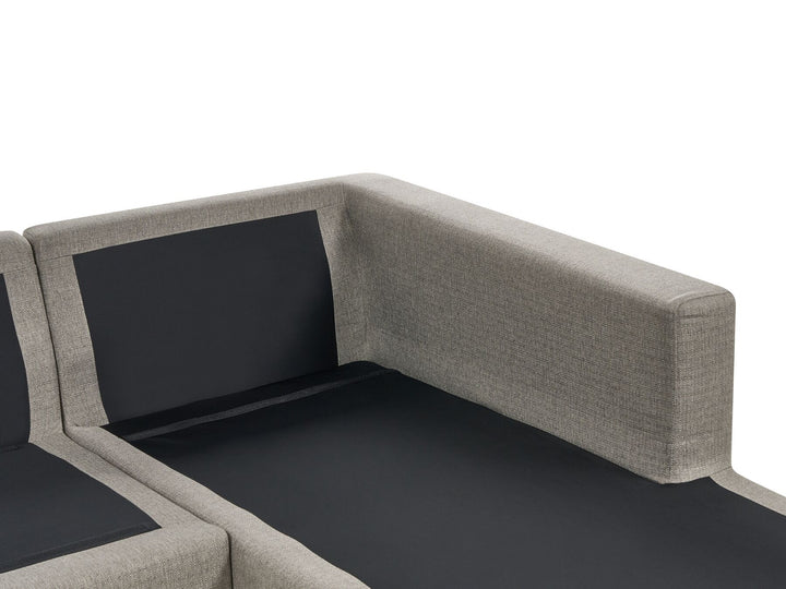 Lilviken 5 Seater Fabric Sofa Light Taupe