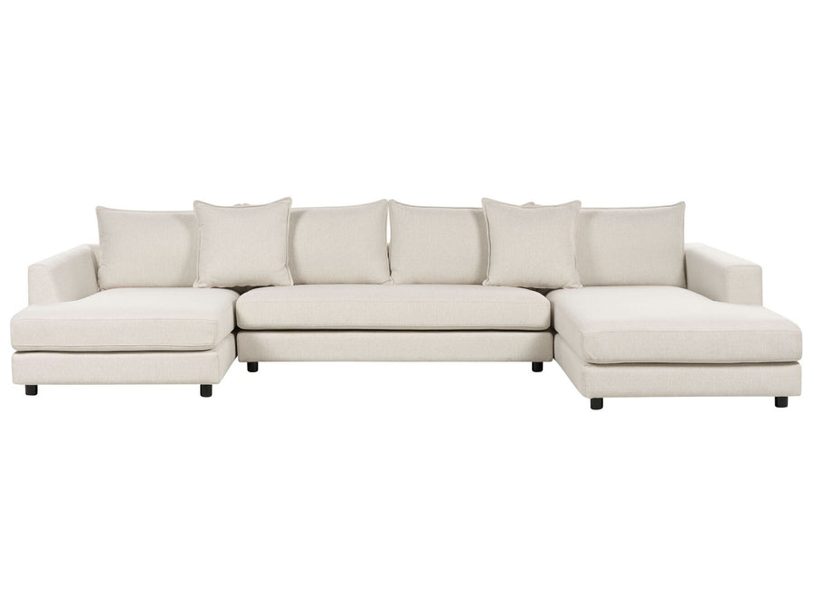 Lilviken 5 Seater Fabric Sofa Light Beige