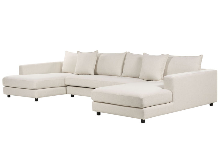 Lilviken 5 Seater Fabric Sofa Light Beige