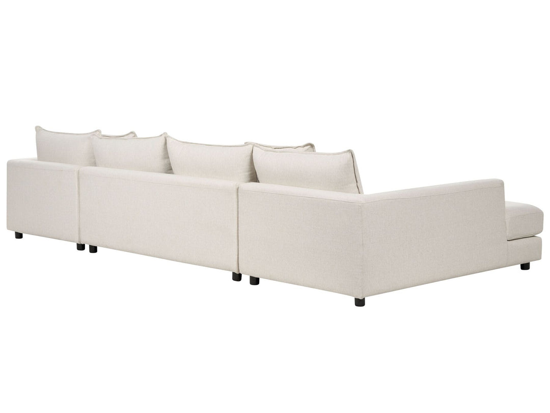 Lilviken 5 Seater Fabric Sofa Light Beige