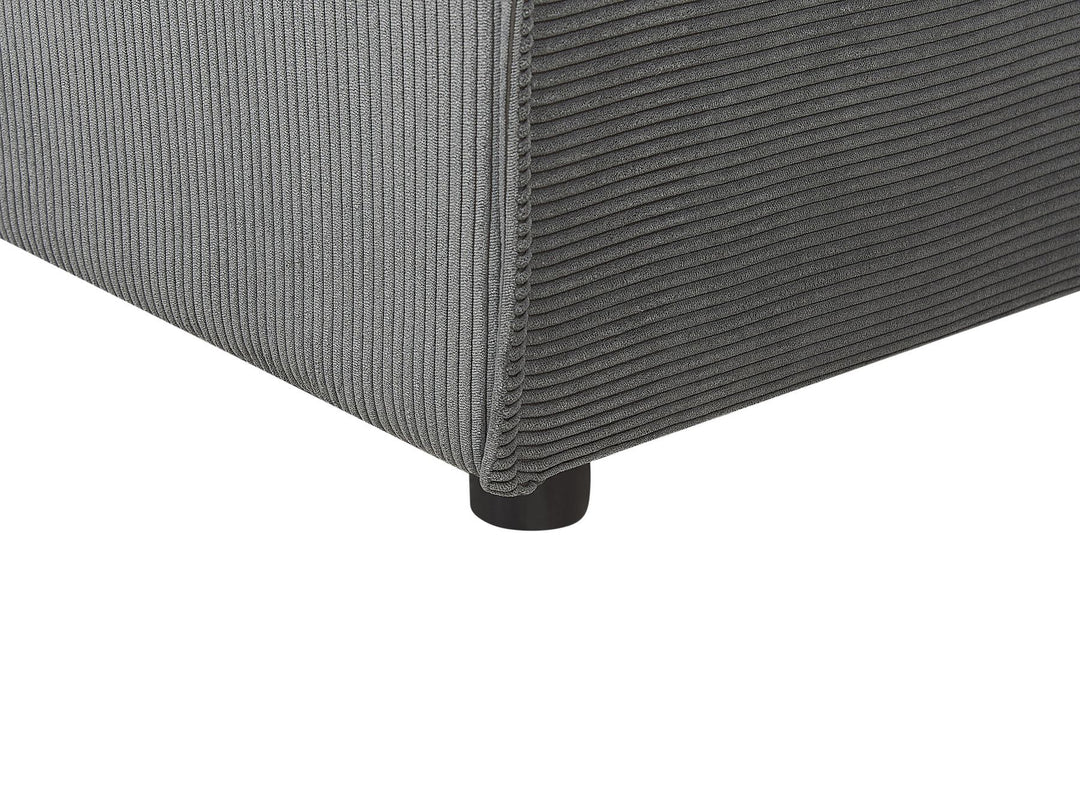 Abacka Sofa Bed Graphite Grey Corduroy Left Hand