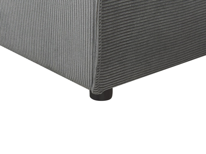 Abacka Sofa Bed Graphite Grey Corduroy Left Hand