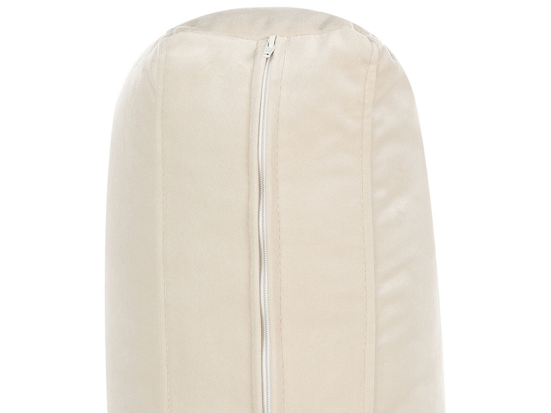 Vinterbro Right Hand Velvet Corner Sofa Light Beige