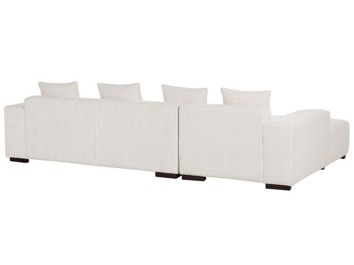 Lungo Right Hand Jumbo Cord Corner Sofa Off-White