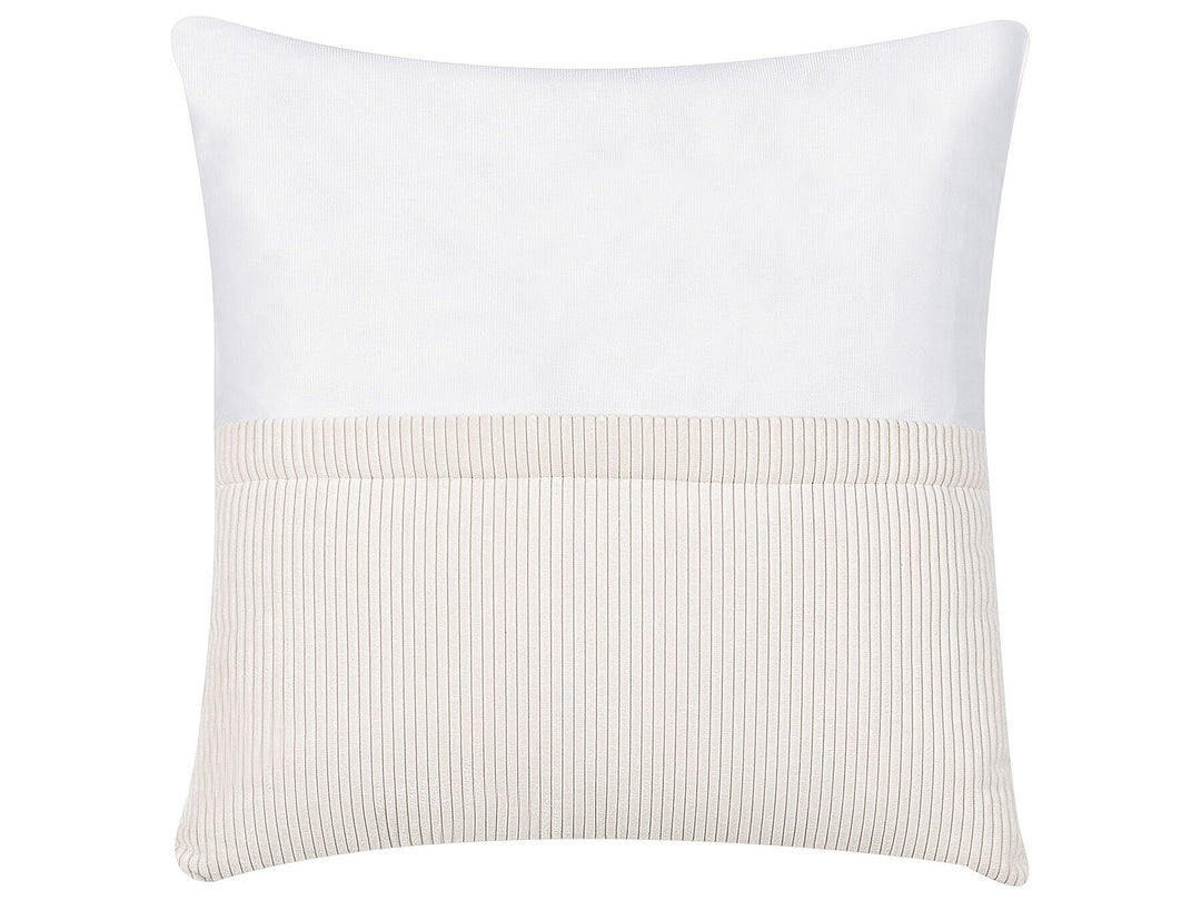 Lungo Right Hand Jumbo Cord Corner Sofa Off-White
