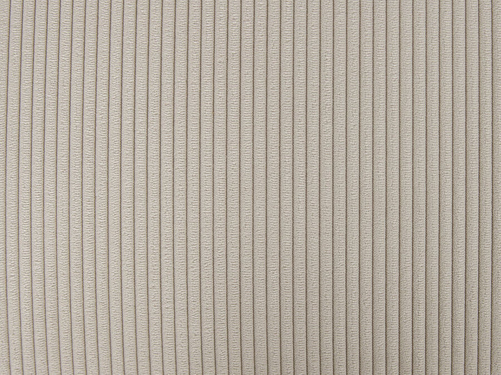 Lungo Right Hand Jumbo Cord Corner Sofa Beige