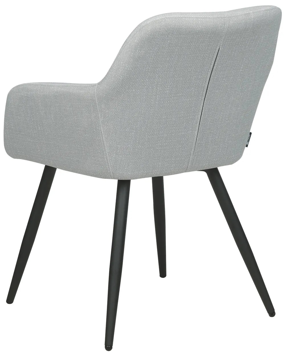 Set of 2 Dining Chairs Velvet Light Grey Frank