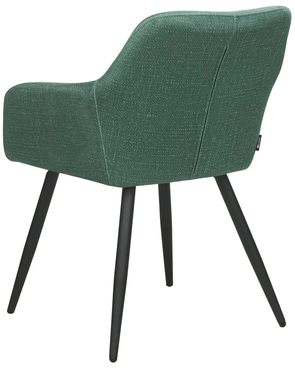 Set of 2 Dining Chairs Velvet Dark Green Frank