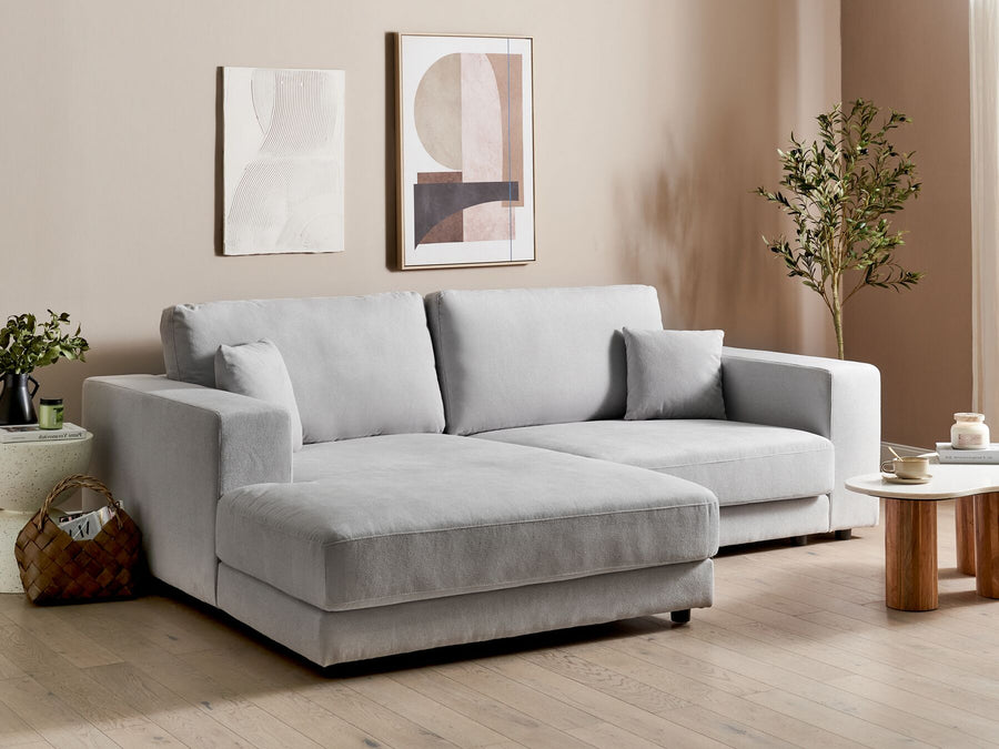 Lofoten Right Hand 3 Seater Corner Sofa Light Grey